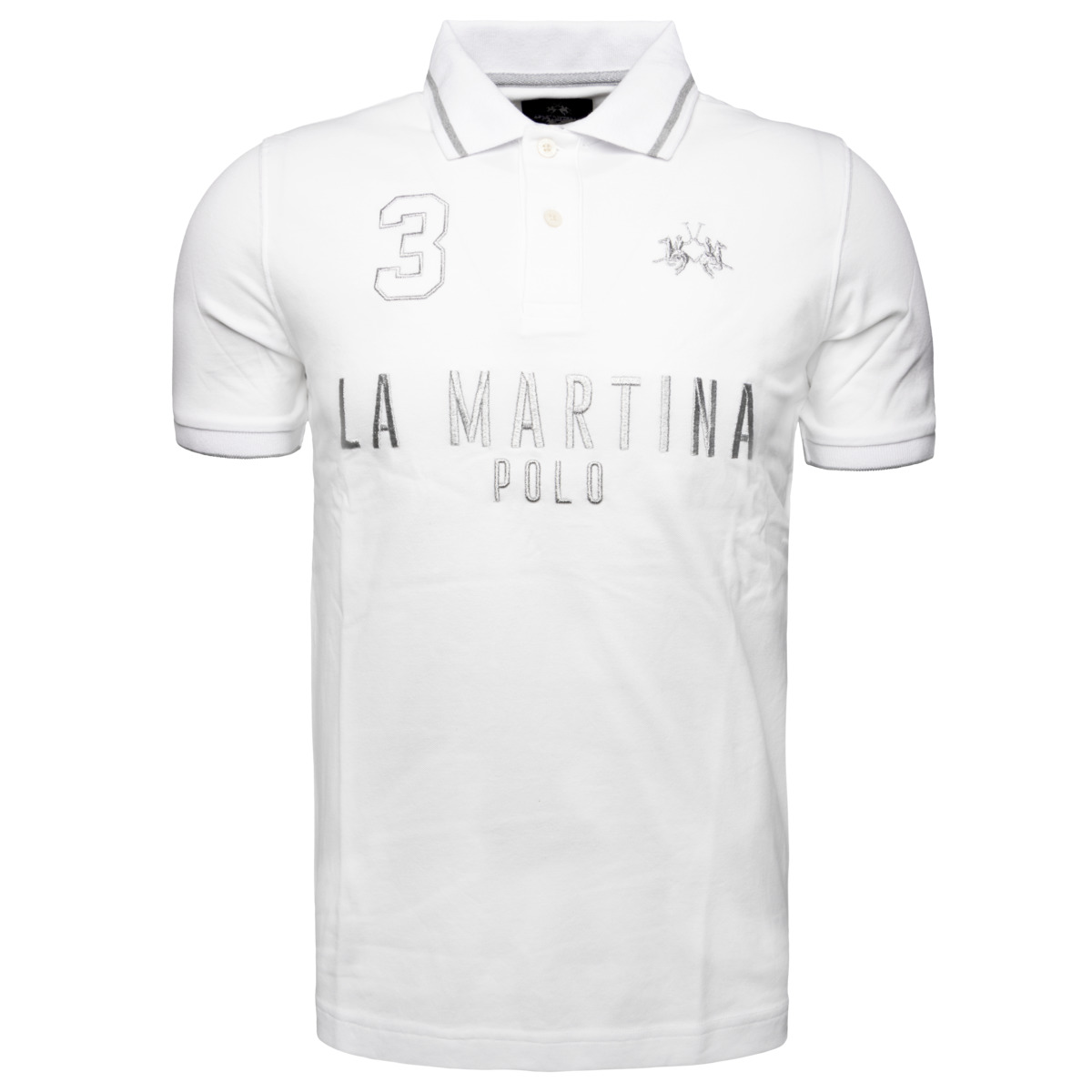 La Martina MAP320 Poloshirt weiss