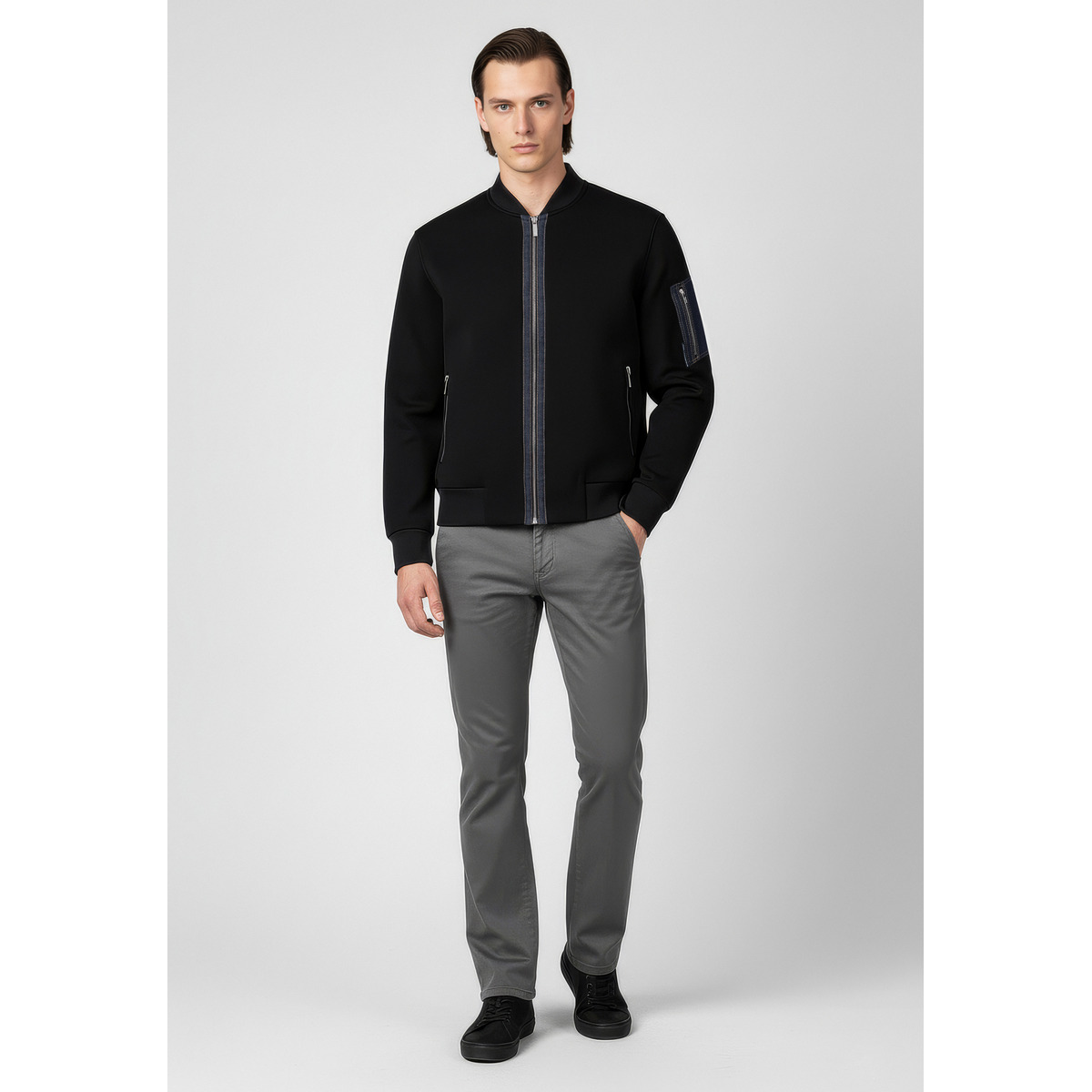 KARL LAGERFELD 705017 Sweatjacke schwarz