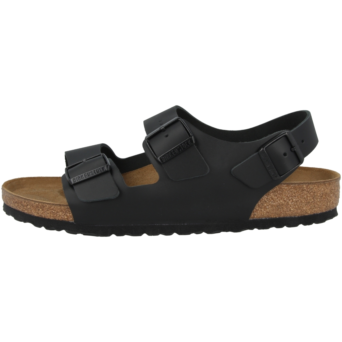 Birkenstock Milano Naturleder Sandale normal schwarz