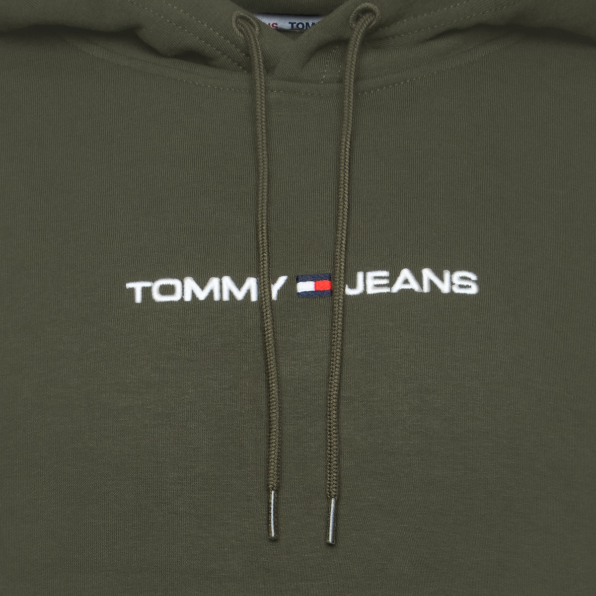 Tommy Hilfiger Tommy Jeans Regular Linear Kapuzenpullover gruen Tommy Hilfiger Tommy Jeans Regular Linear Kapuzenpullover gruen