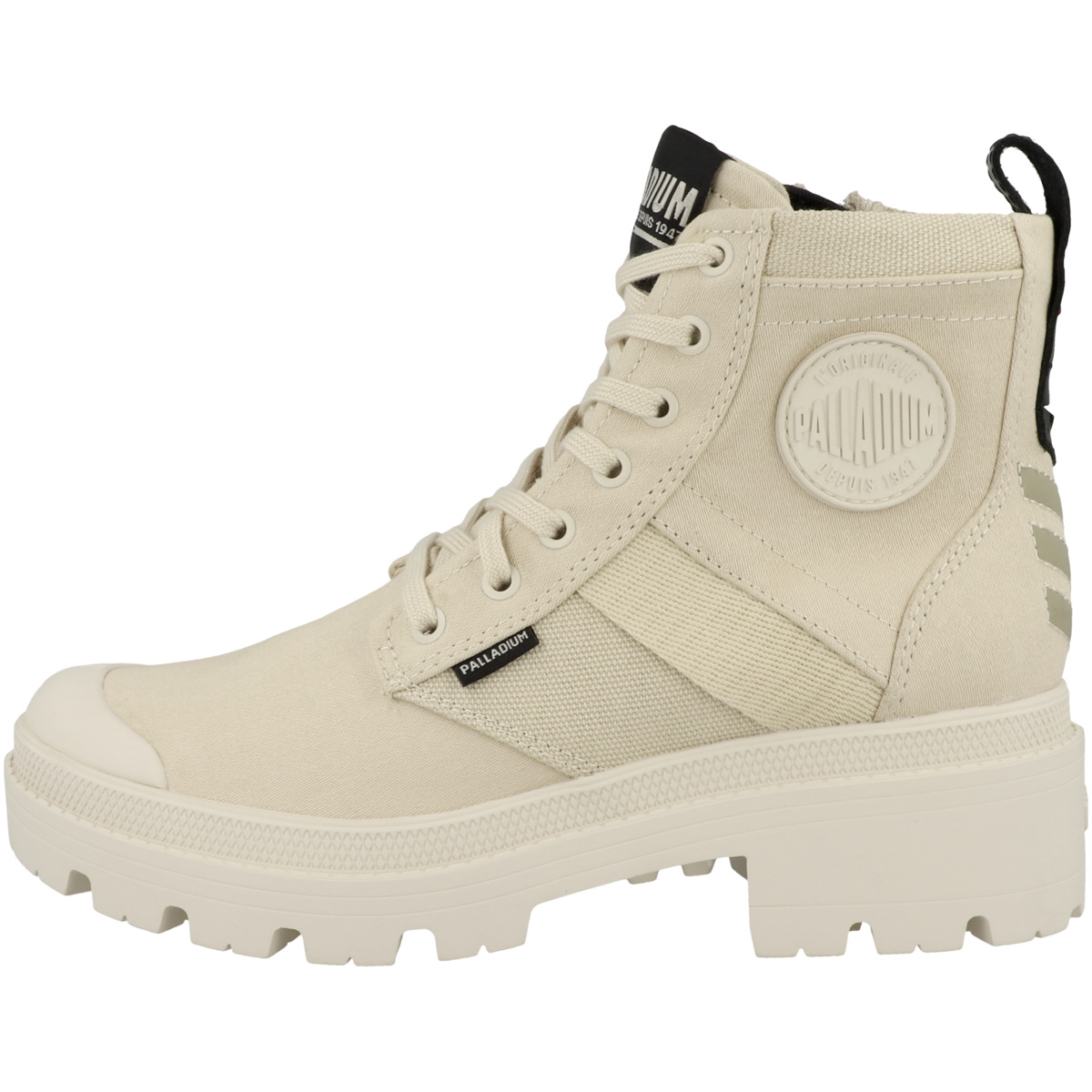 Palladium Pallabase Hi Army Boots creme