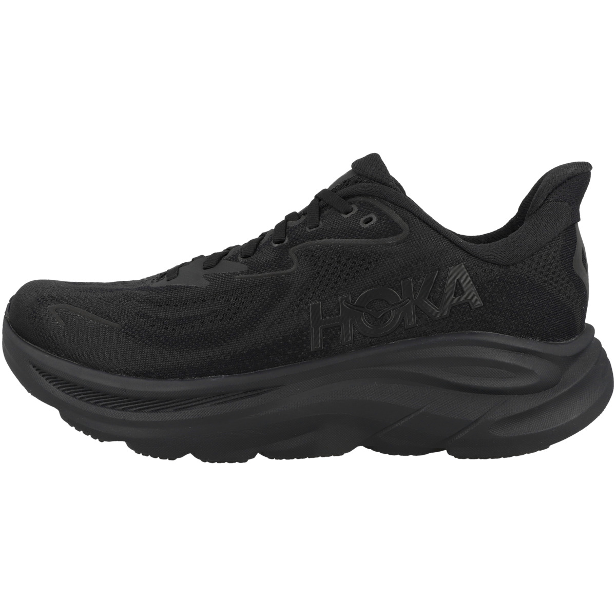 HOKA Clifton 10 Laufschuhe schwarz