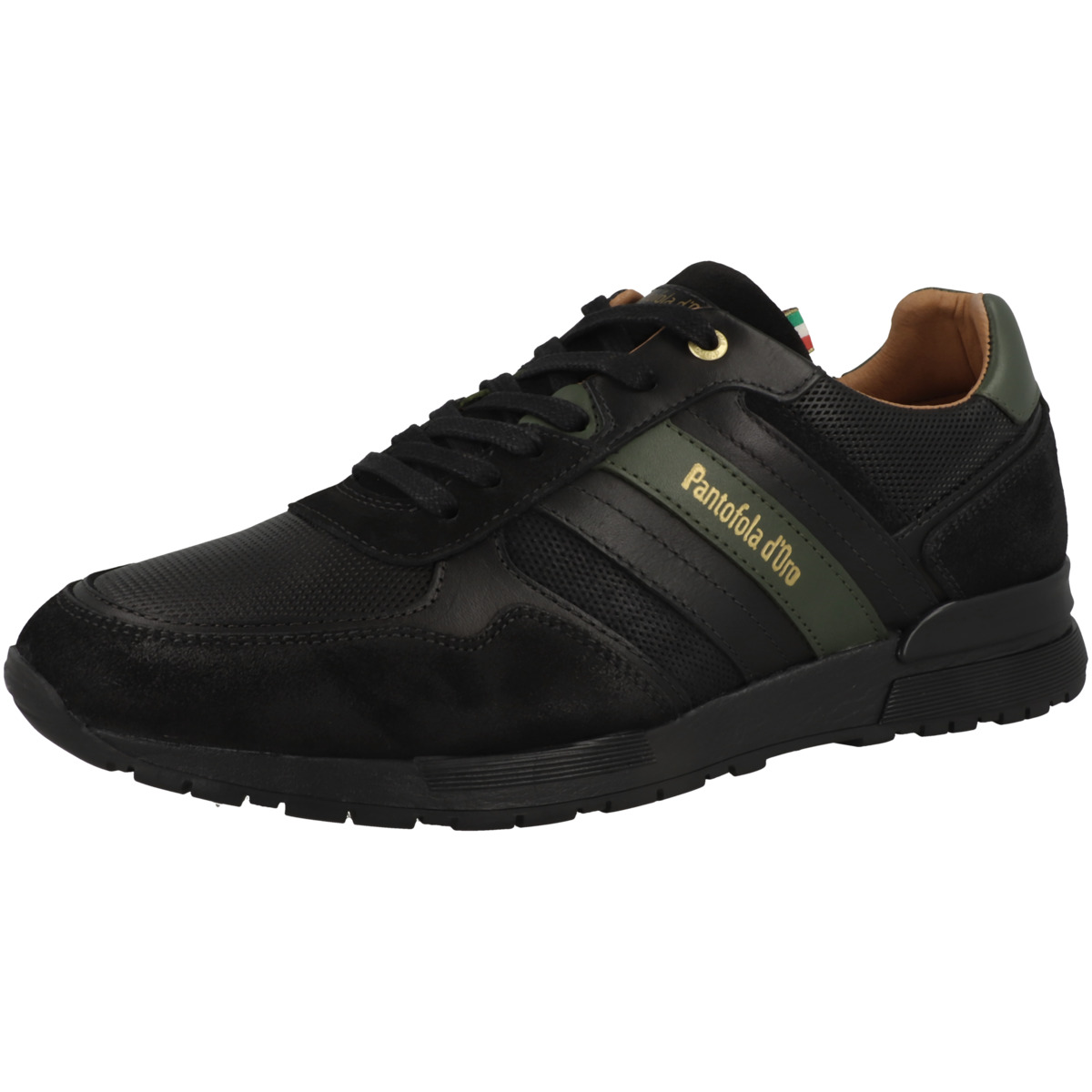 Pantofola d Oro Tortoli Uomo Low Sneaker schwarz