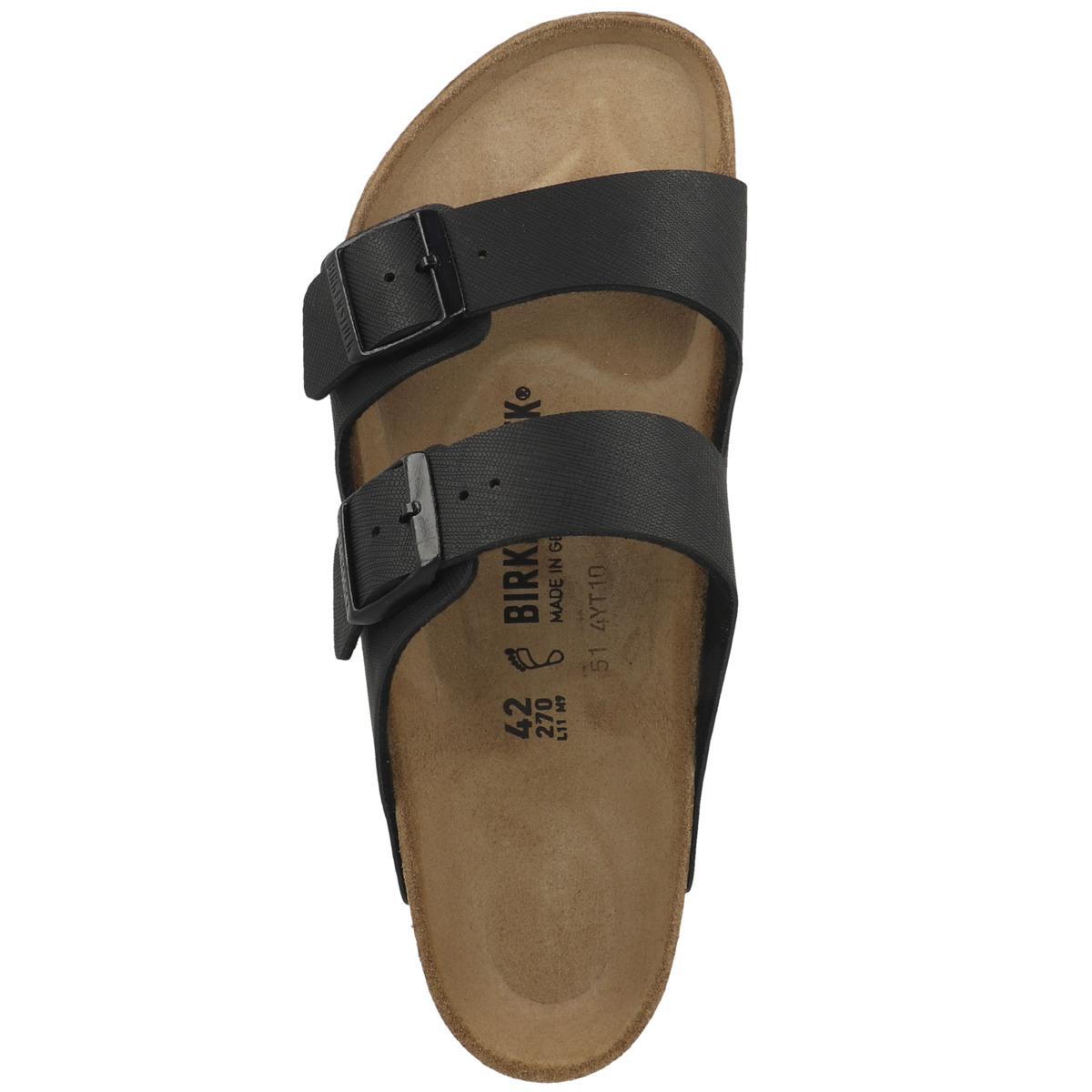 Birkenstock Arizona Birko-Flor Sandale normal schwarz Birkenstock Arizona Birko-Flor Sandale normal schwarz