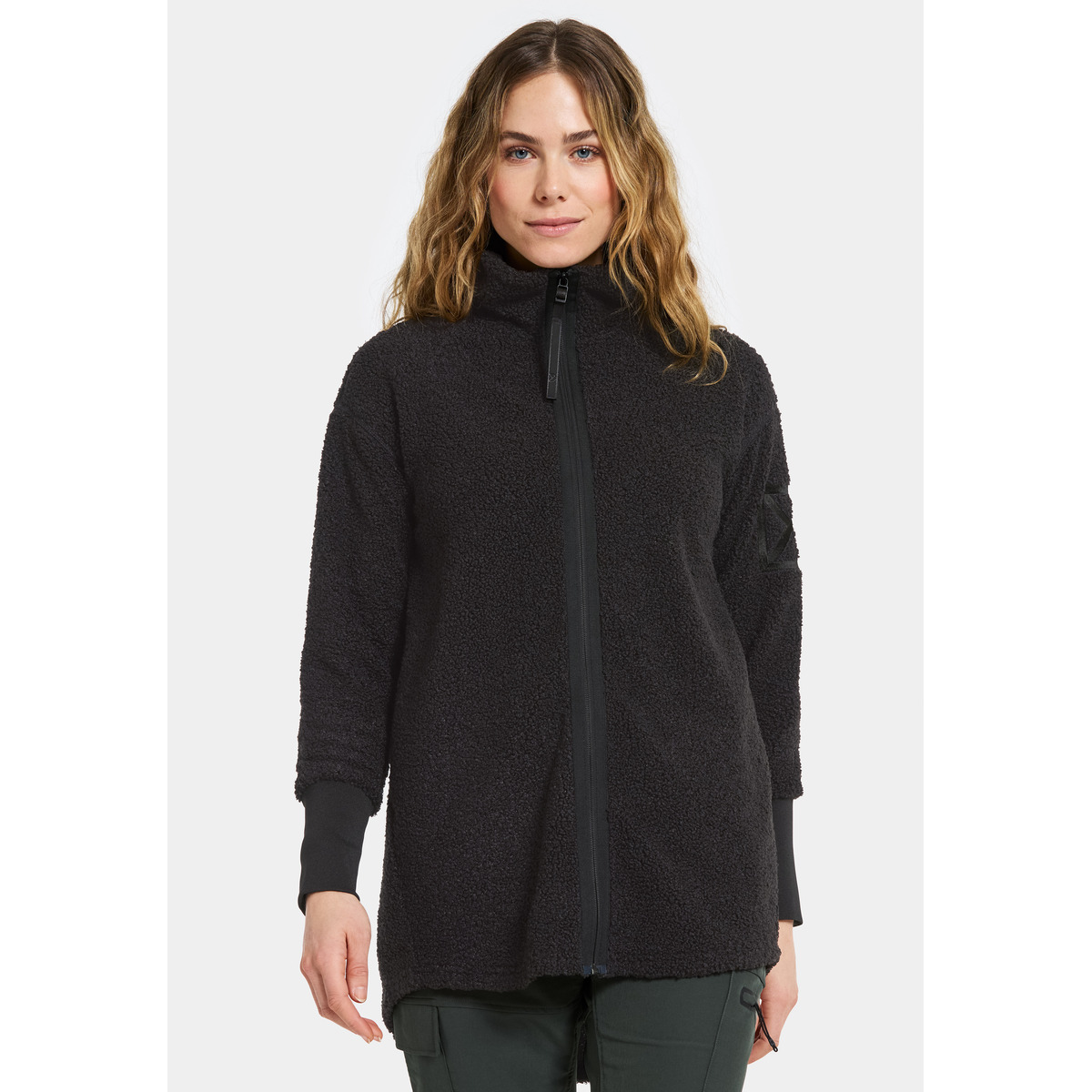Didriksons Sally WNS Fleecejacke schwarz