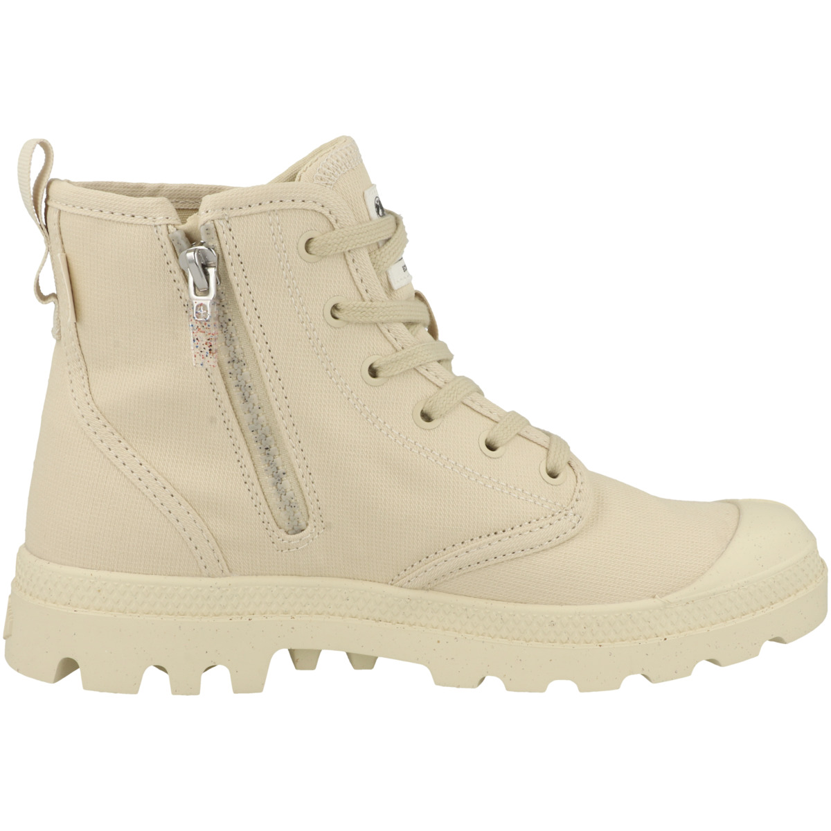 Palladium Pampa Hi Zip Organic Boots creme