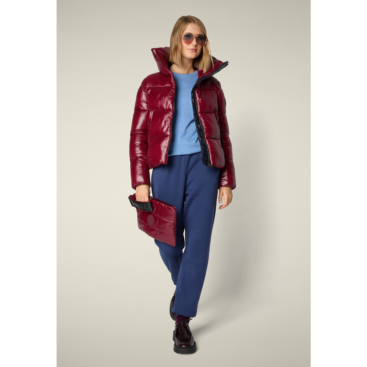 Save the Duck Isla Steppjacke bordeaux