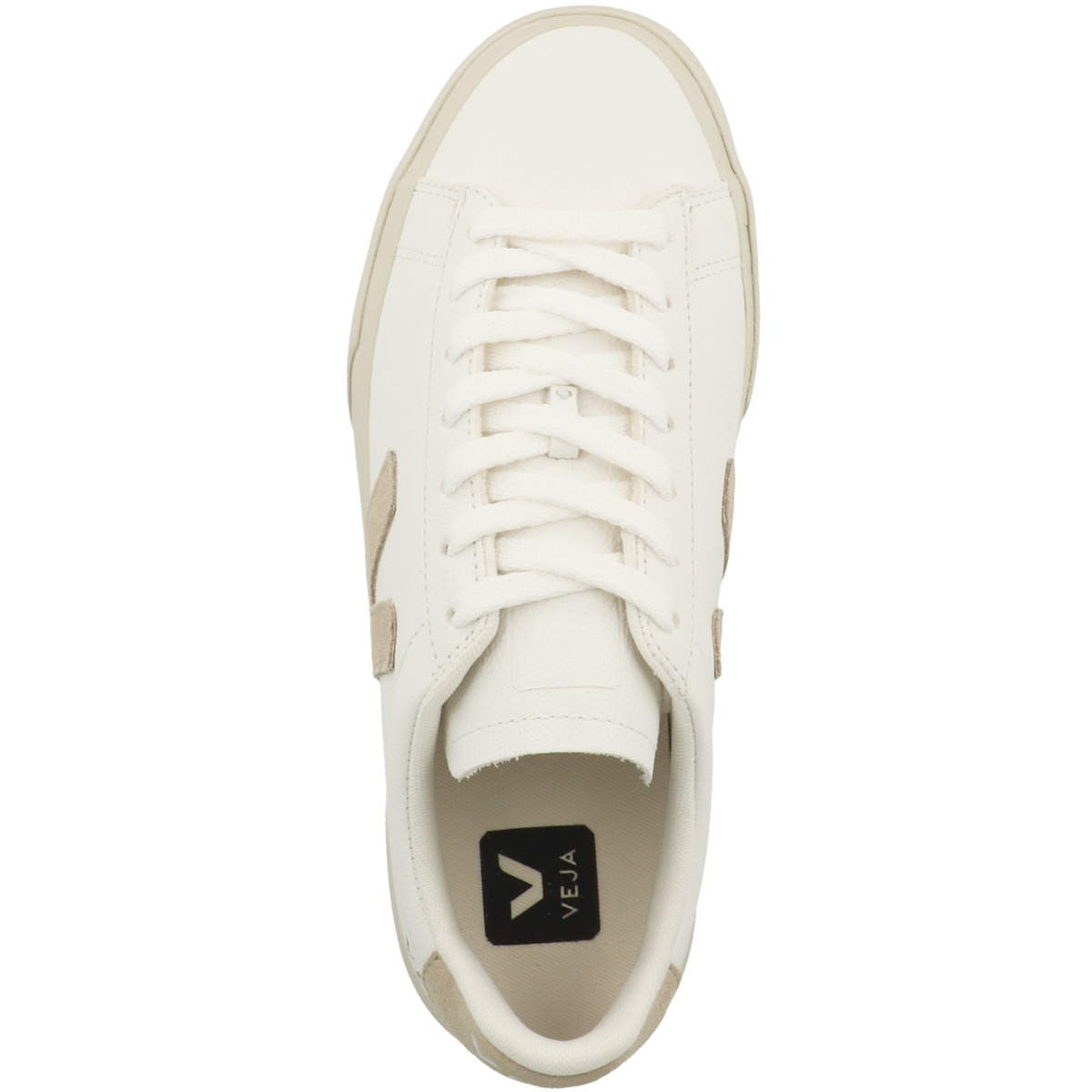 VEJA Campo Chromefree Leather Sneaker low weiss