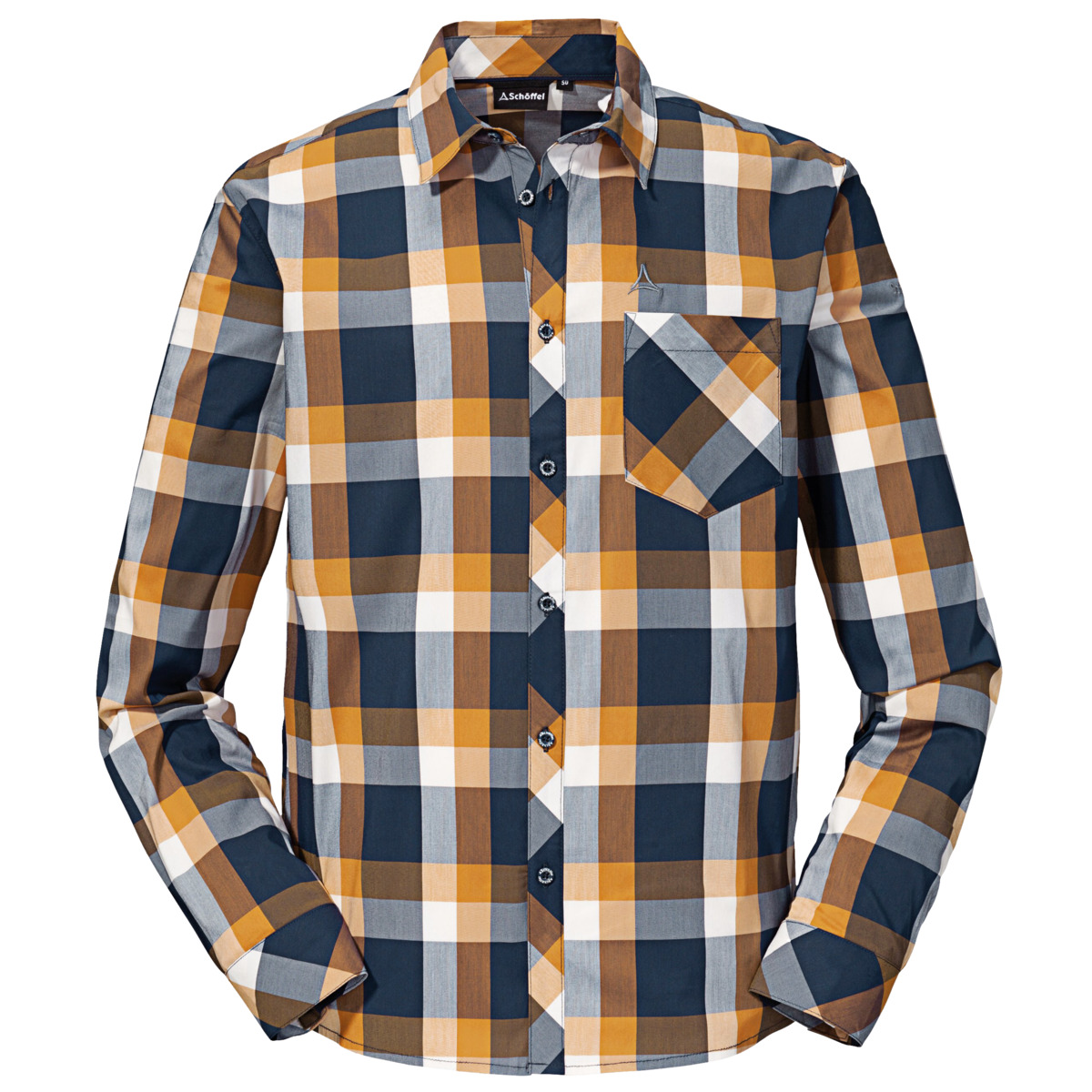 Schöffel Shirt Soela M Langarmhemd dunkelblau
