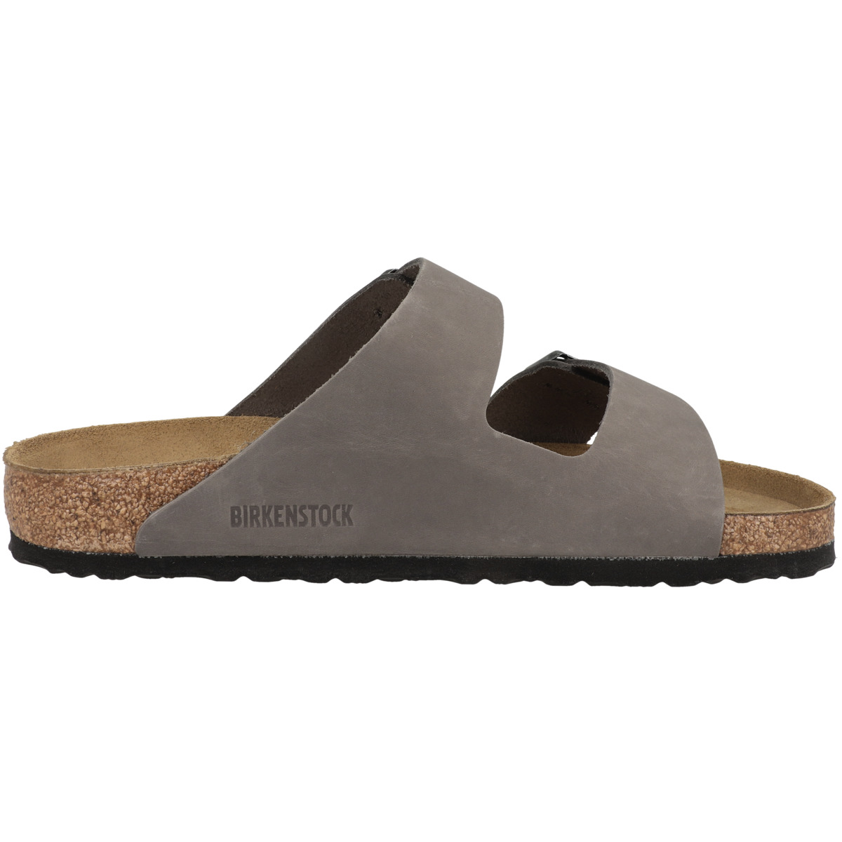 Birkenstock Arizona geöltes Nubukleder Sandale normal dunkelgrau Birkenstock Arizona geöltes Nubukleder Sandale normal dunkelgrau