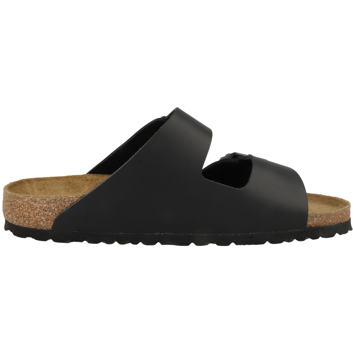 Birkenstock Arizona Glattleder Sandale schmal schwarz