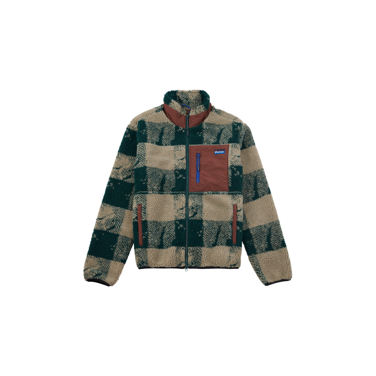 Penfield Textured Check Mattawa Jacket Fleecejacke dunkelgruen