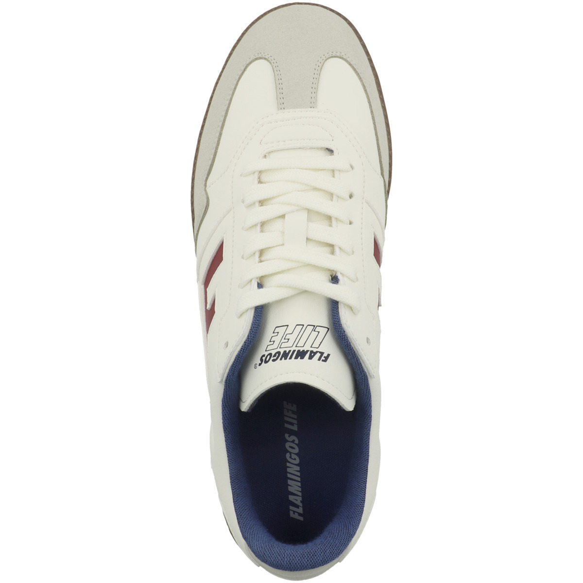 Flamingos Life Burela Slim Sneaker low creme Flamingos Life Burela Slim Sneaker low creme