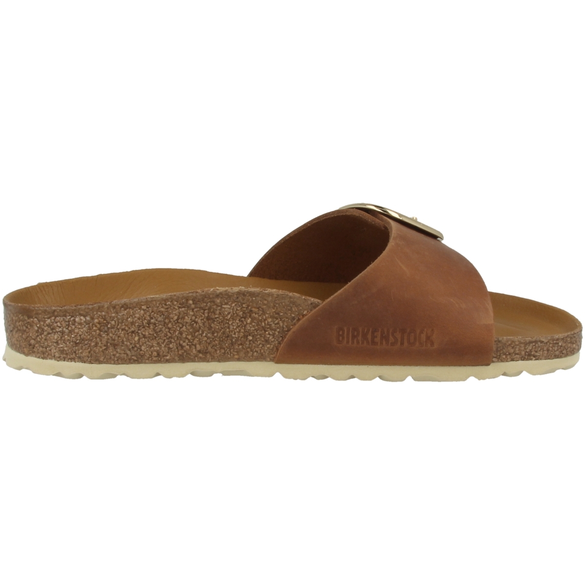 Birkenstock Madrid Big Buckle geöltes Nubukleder Antik Sandale schmal braun Birkenstock Madrid Big Buckle geöltes Nubukleder Antik Sandale schmal braun