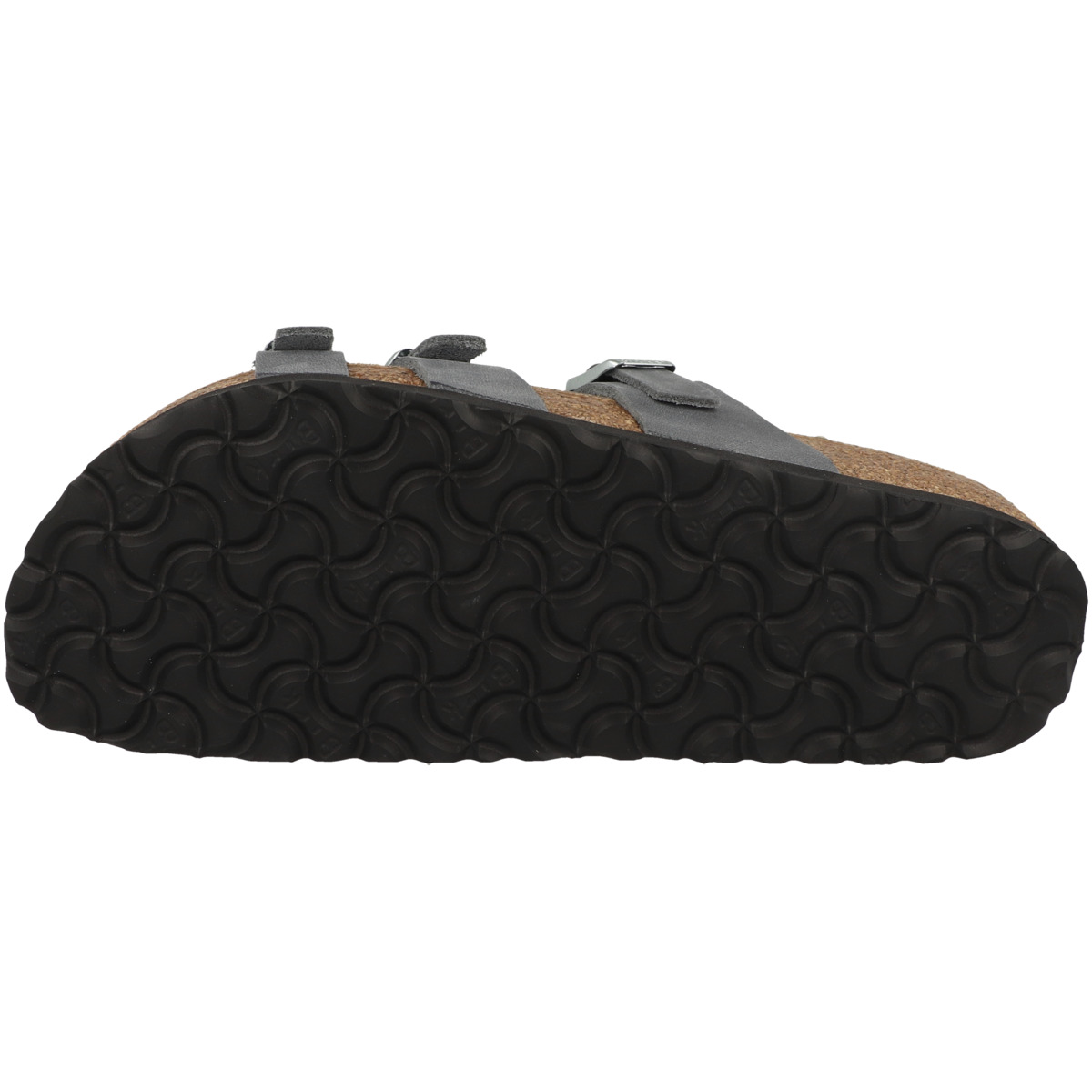 Birkenstock Franca Braided geöltes Naturleder Sandale schmal grau Birkenstock Franca Braided geöltes Naturleder Sandale schmal grau
