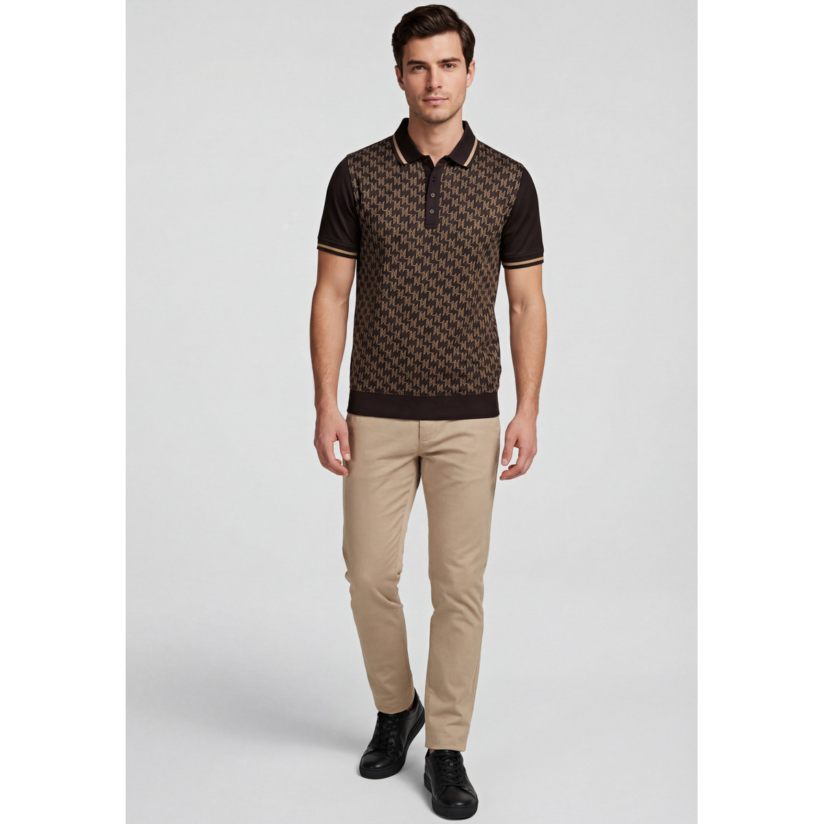 KARL LAGERFELD 745007 Poloshirt braun