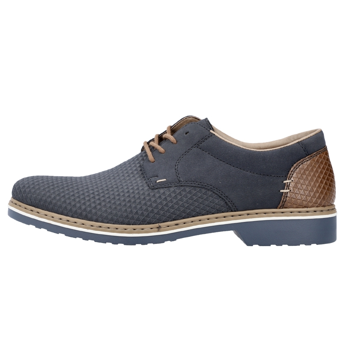 Rieker 16504 Schnürschuhe blau