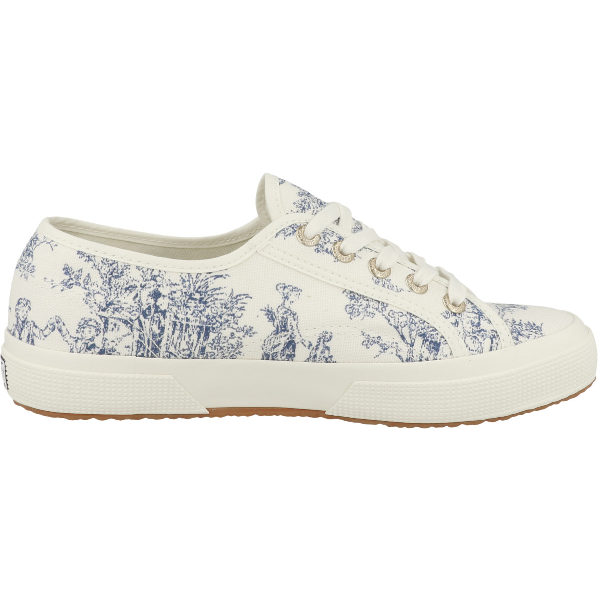 Superga 2750 Toile De Jouy Sneaker low blau/weiss