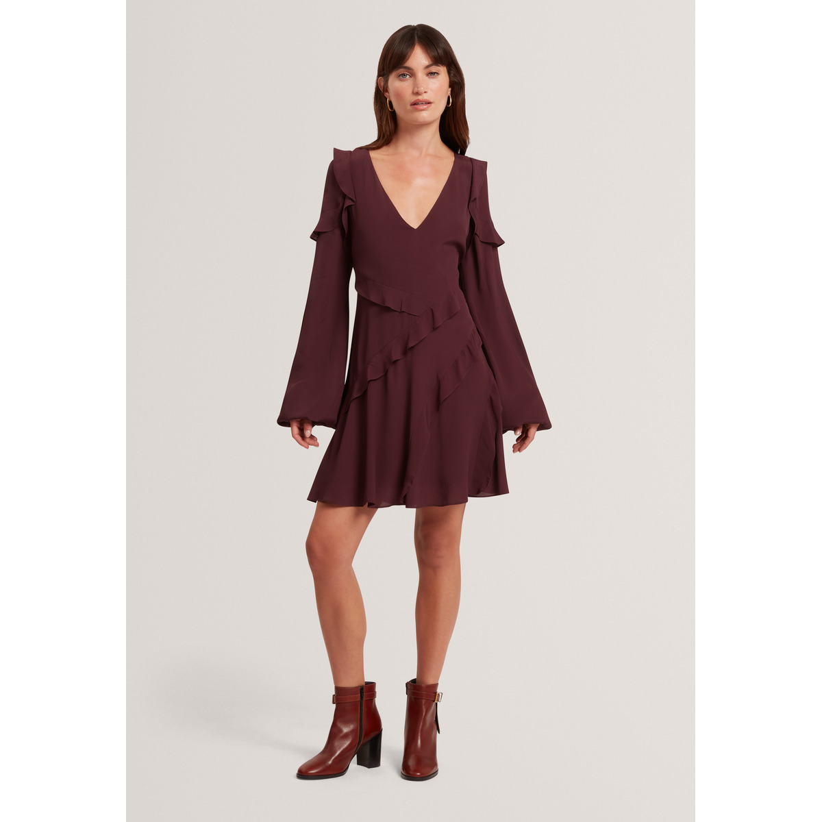 Ted Baker NEIRA Minikleid bordeaux