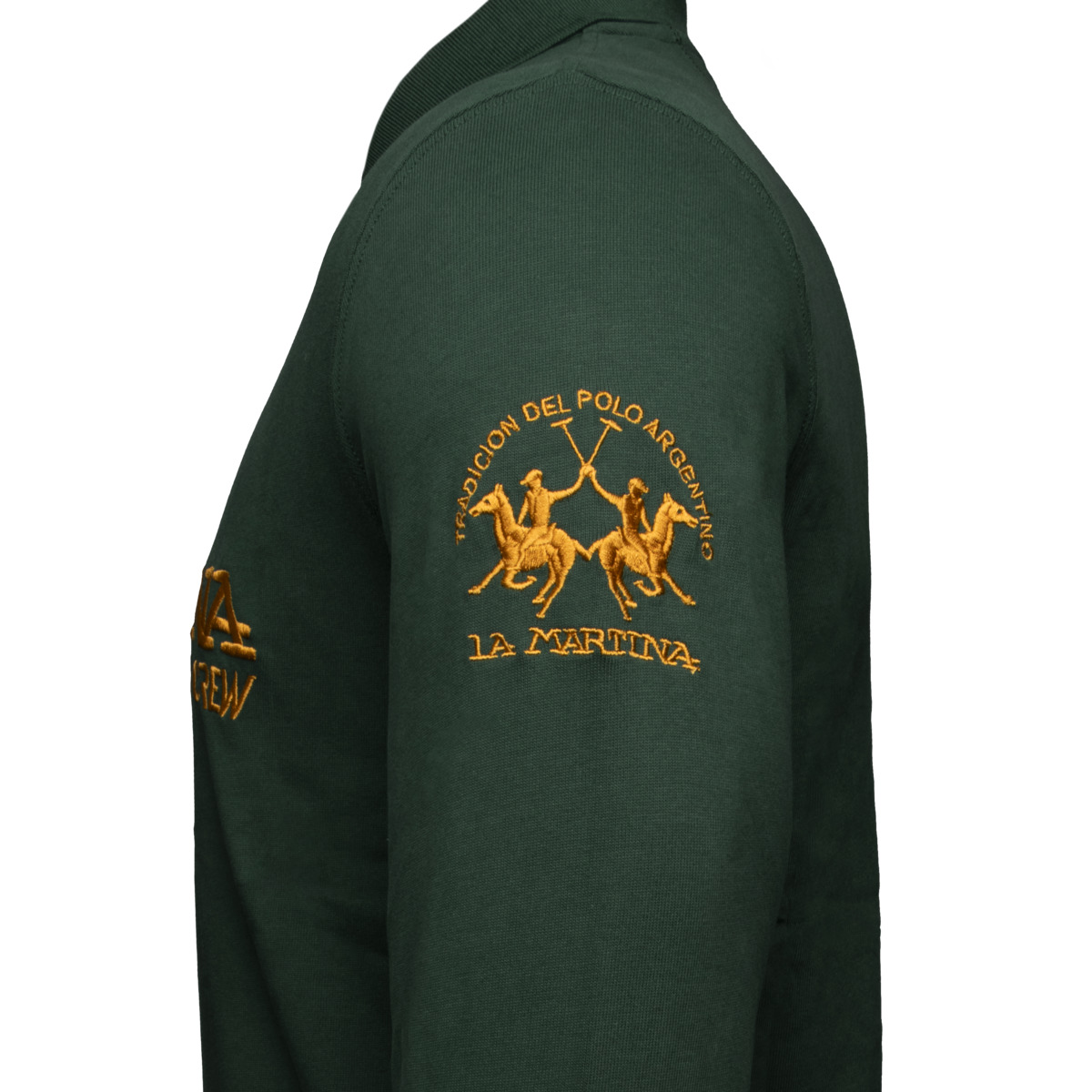 La Martina XMP306 Poloshirt LS dunkelgruen