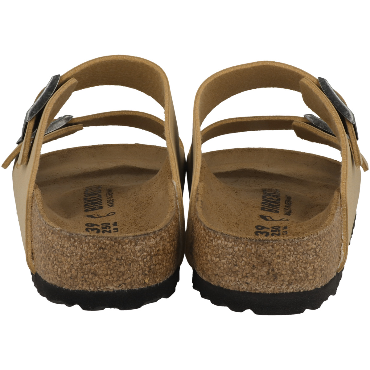 Birkenstock Arizona Birko-Flor Nubuk Sandale normal hellbraun