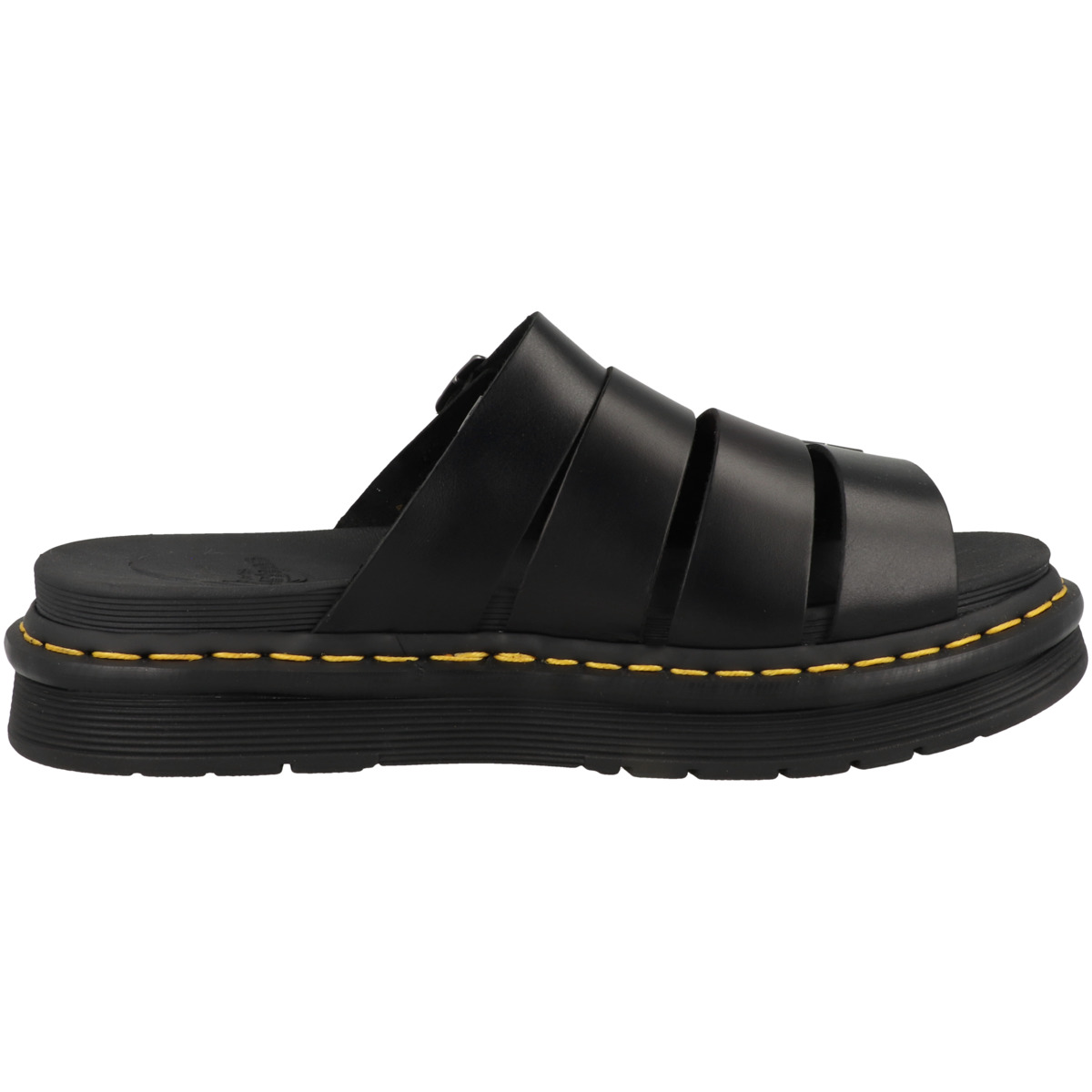 Dr. Martens Tate Leather Slip-On Sandale schwarz