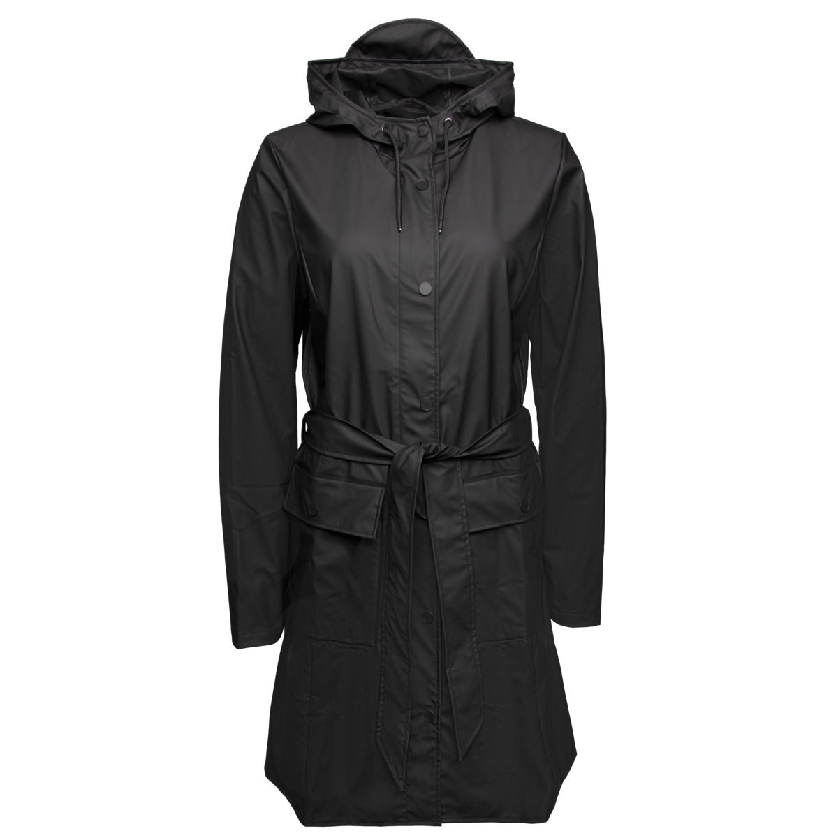 Rains Curve W Jacket W3 Regenmantel schwarz