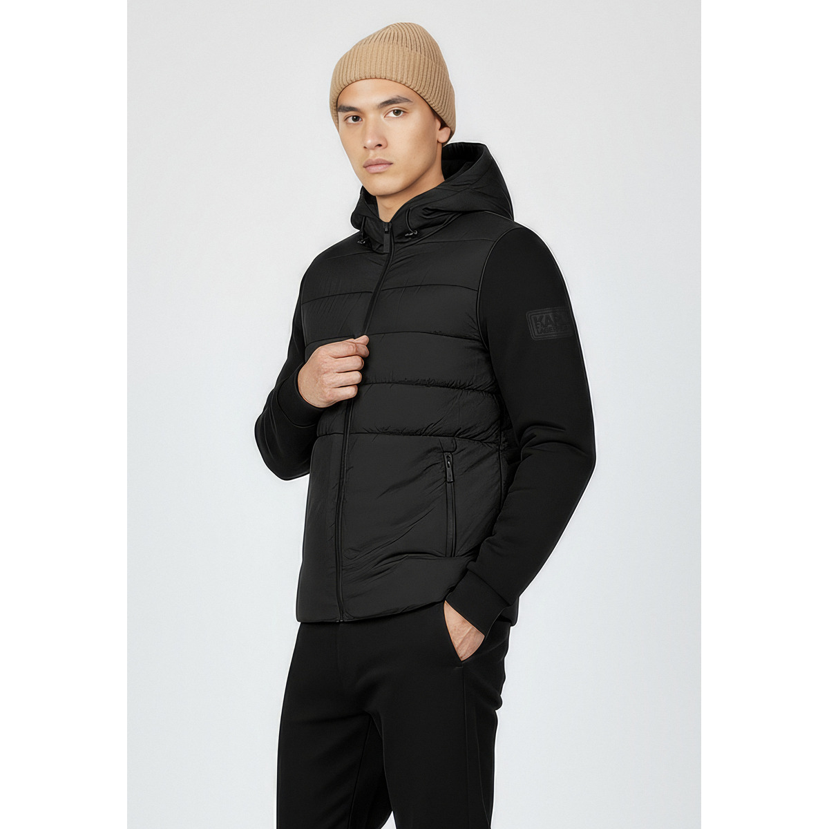 KARL LAGERFELD 505060 Übergangsjacke schwarz