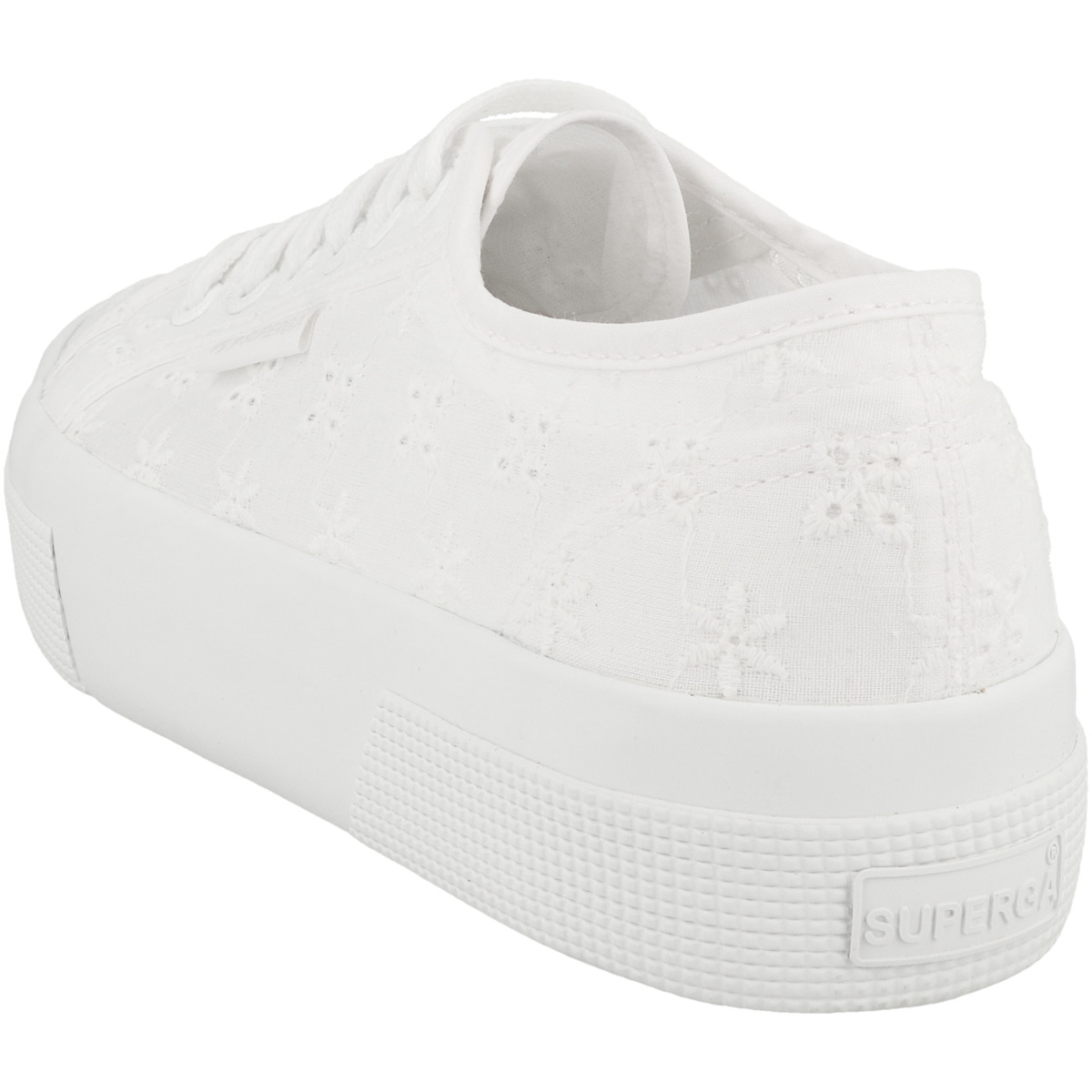 Superga 2740 Flower Sangallo Sneaker weiss Superga 2740 Flower Sangallo Sneaker weiss