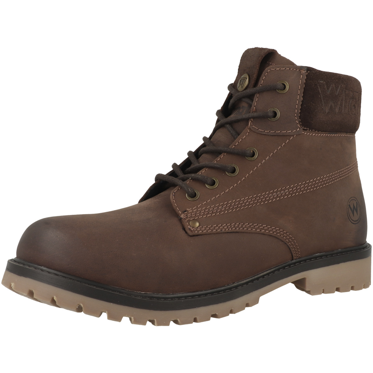 Wrangler Arch Men High Schnürschuhe dunkelbraun