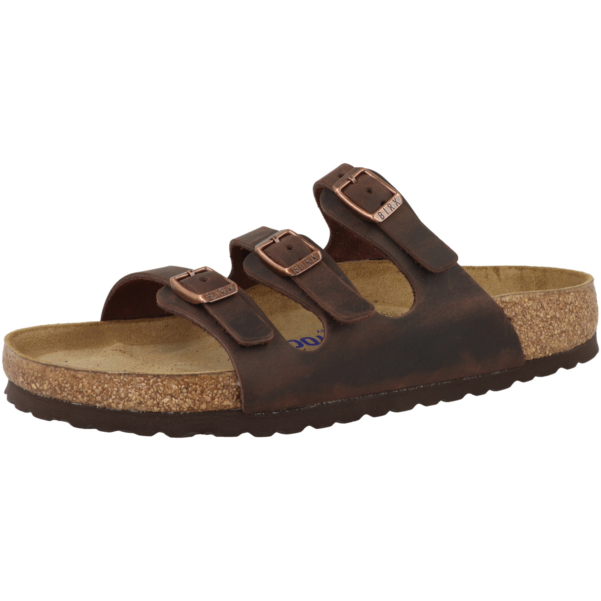Birkenstock Florida SFB geöltes Nubukleder Sandale Weichbettung normal dunkelblau Birkenstock Florida SFB geöltes Nubukleder Sandale Weichbettung normal dunkelblau