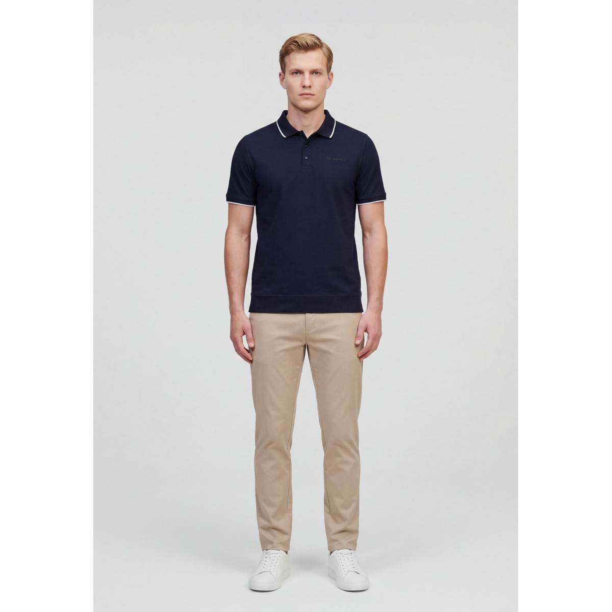 KARL LAGERFELD 745080 Poloshirt dunkelblau