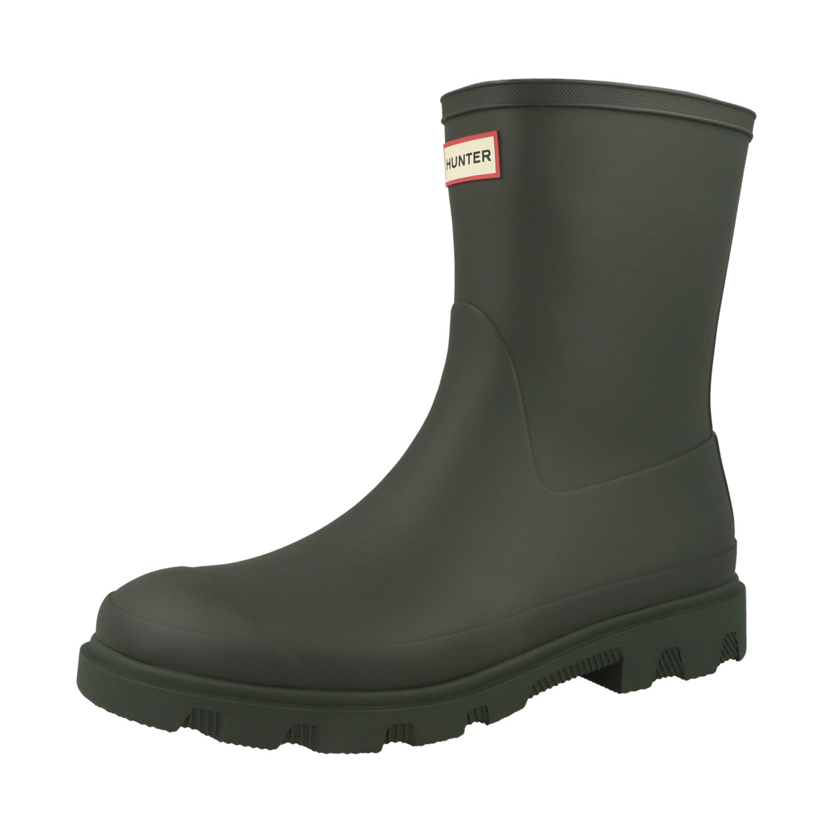 Hunter Unisex Downpour Short Boot Gummistiefel dunkelgruen