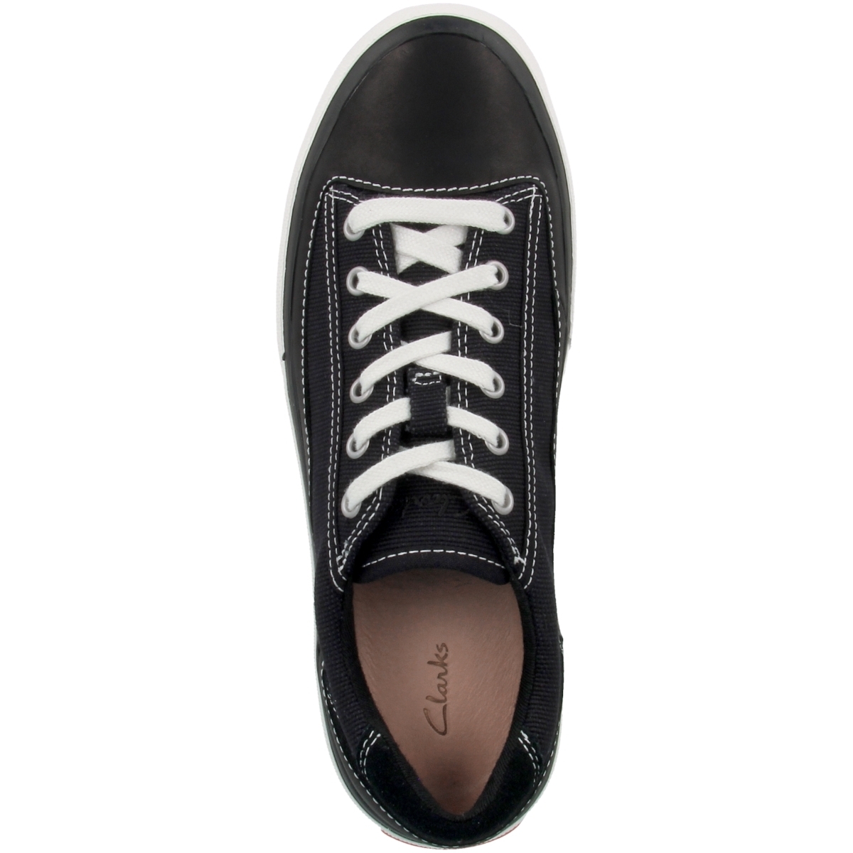 Clarks Aceley Lace Sneaker schwarz