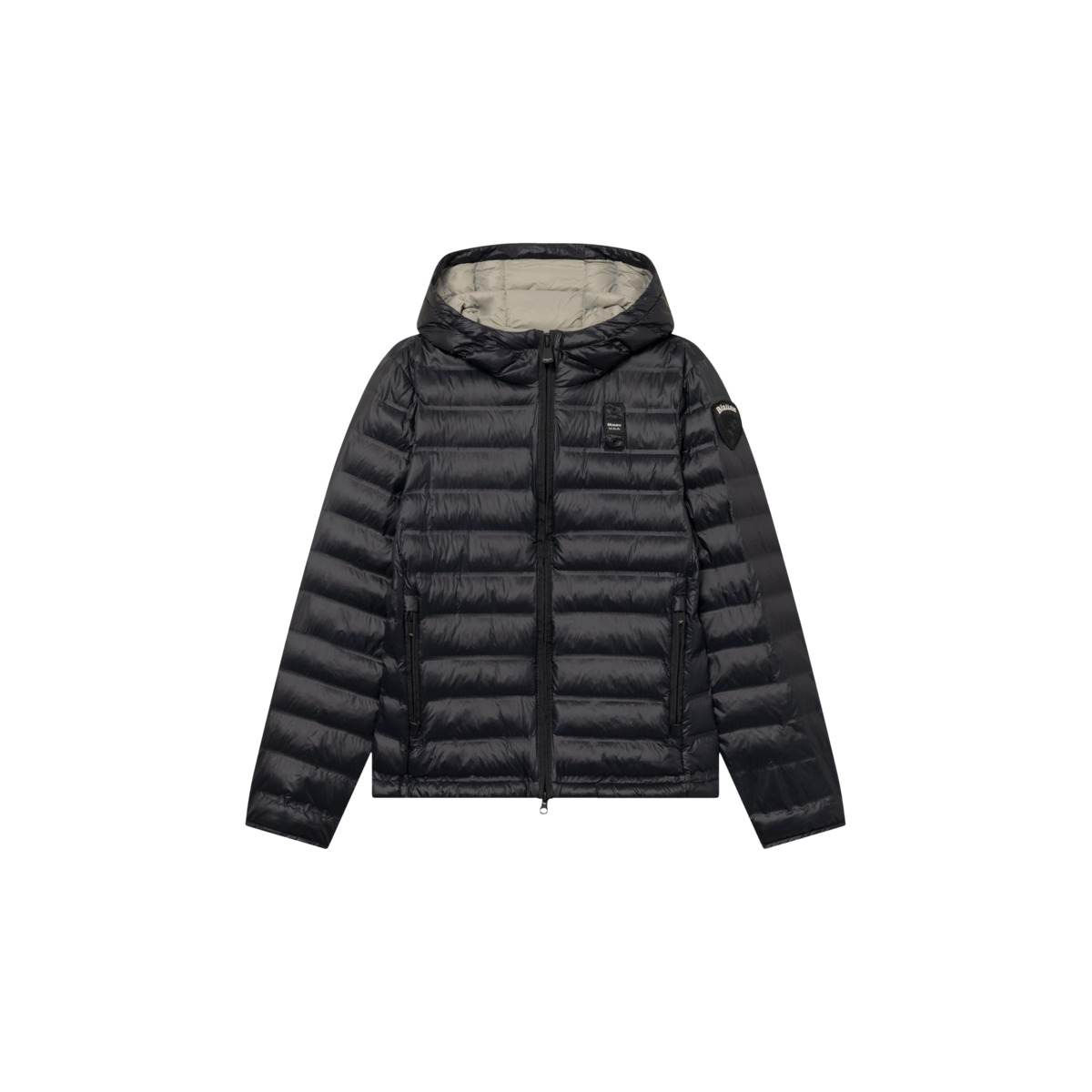 Blauer Ellis Steppjacke schwarz
