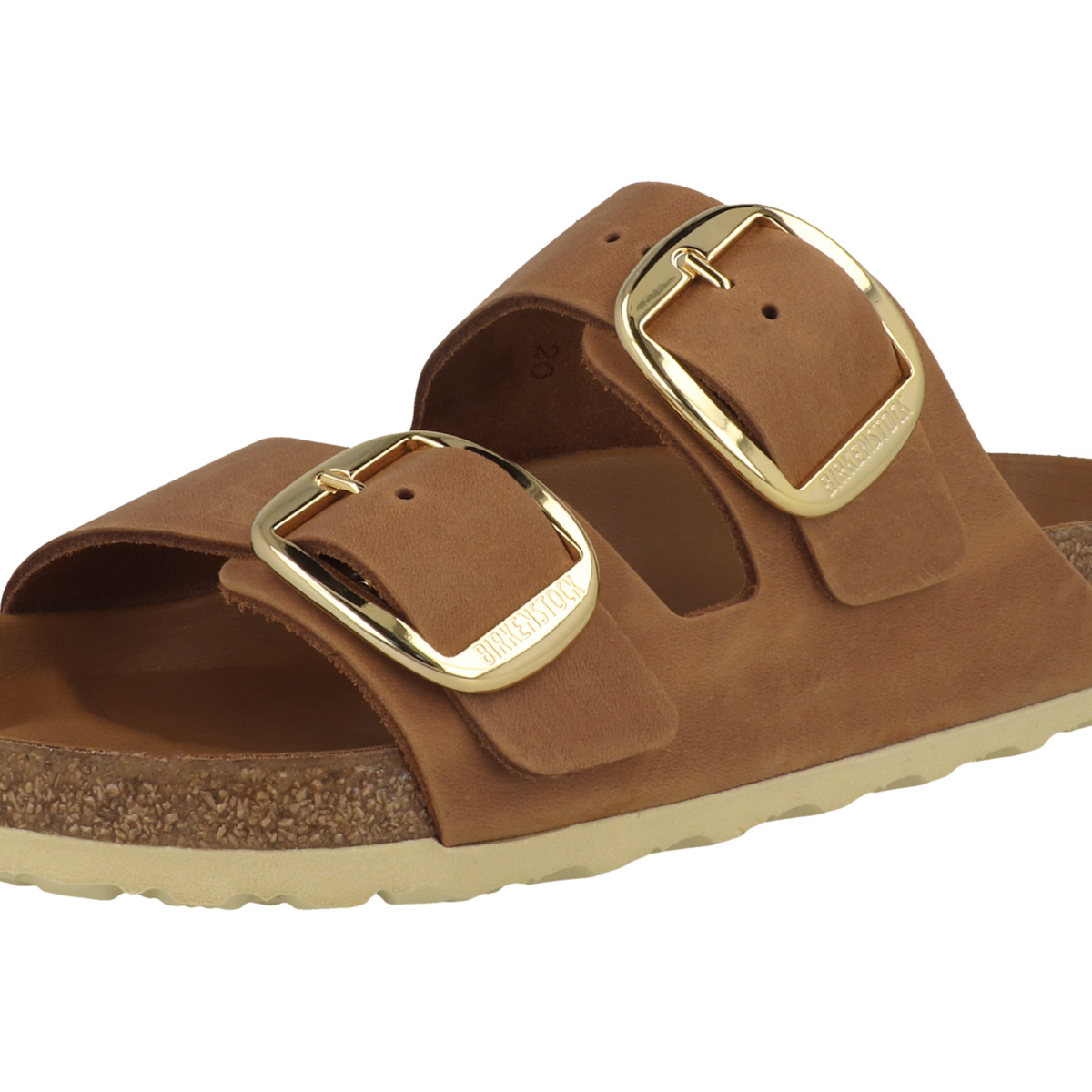 Birkenstock Arizona Big Buckle geöltes Nubukleder Sandale normal braun