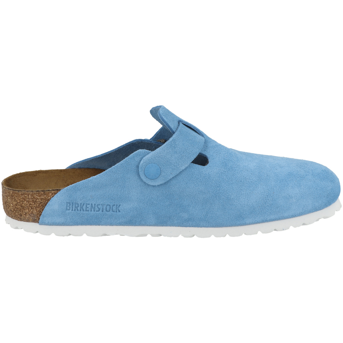 Birkenstock Boston Veloursleder Clogs normal blau Birkenstock Boston Veloursleder Clogs normal blau