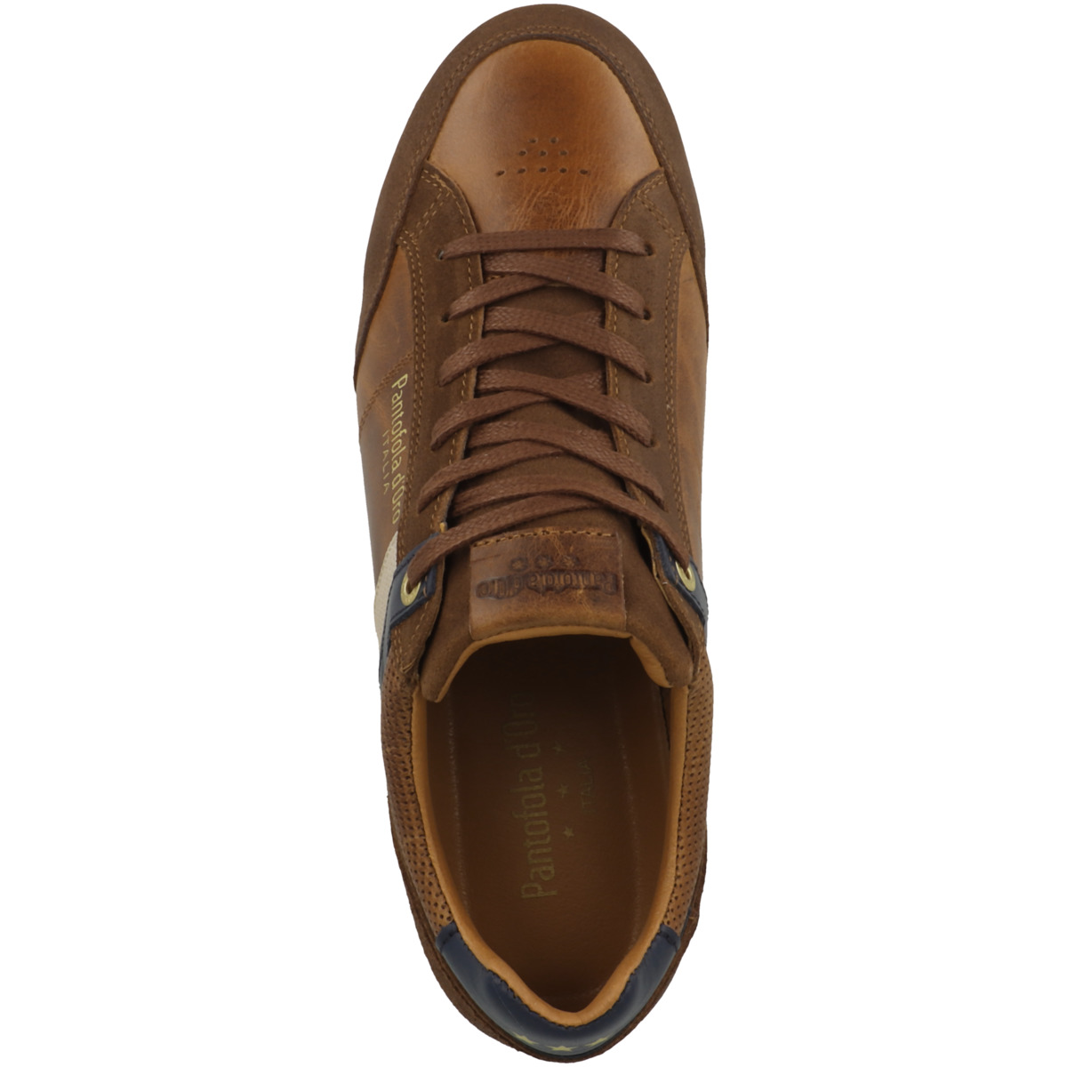 Pantofola d Oro Lucca Uomo Low Sneaker braun