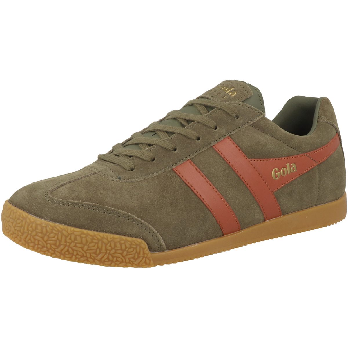 Gola Harrier Suede Sneaker low gruen Gola Harrier Suede Sneaker low gruen