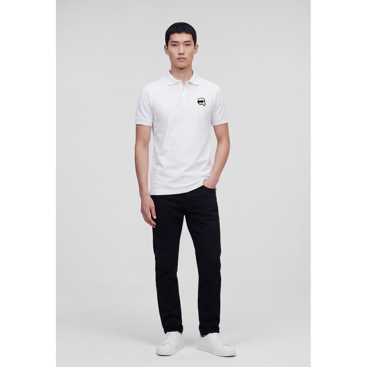 KARL LAGERFELD 745710 Poloshirt weiss
