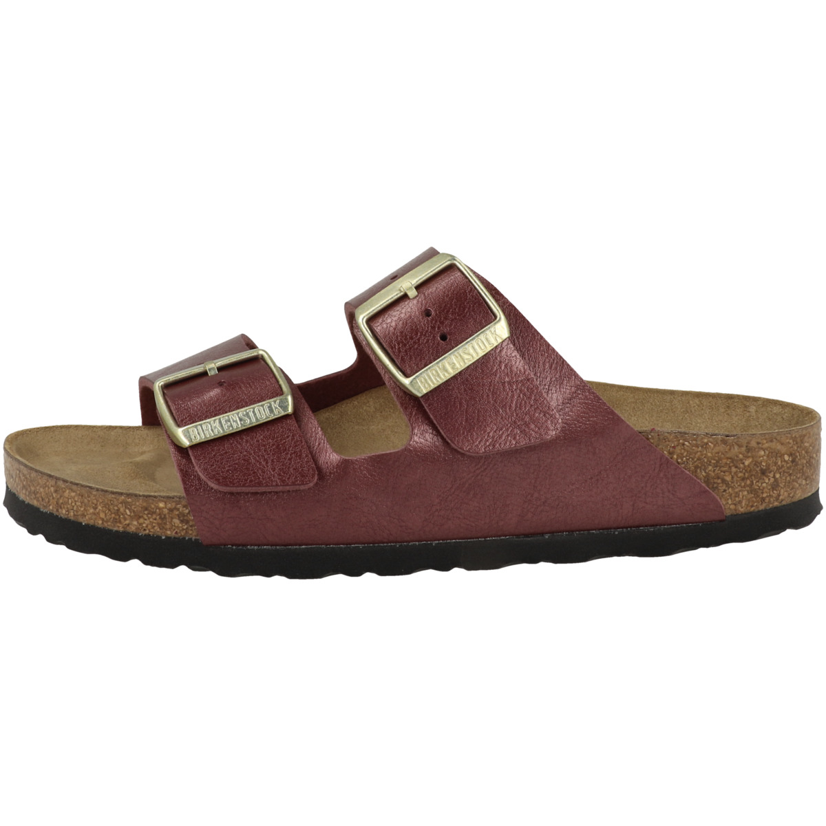 Birkenstock Arizona Birko-Flor Sandale schmal rot Birkenstock Arizona Birko-Flor Sandale schmal rot