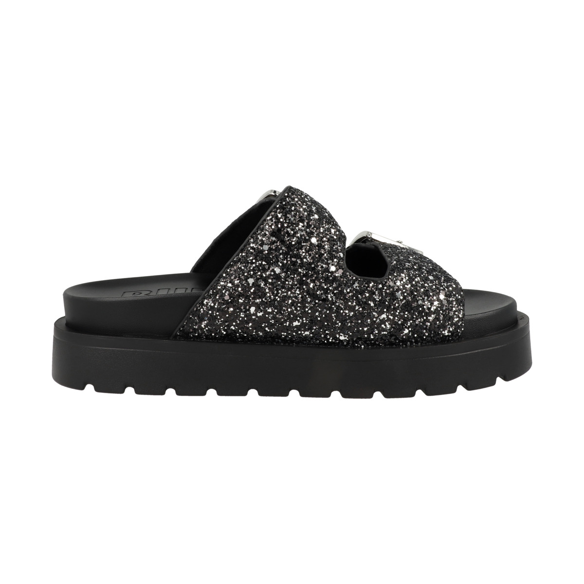 Buffalo Raya Ari Glam Pantolette schwarz