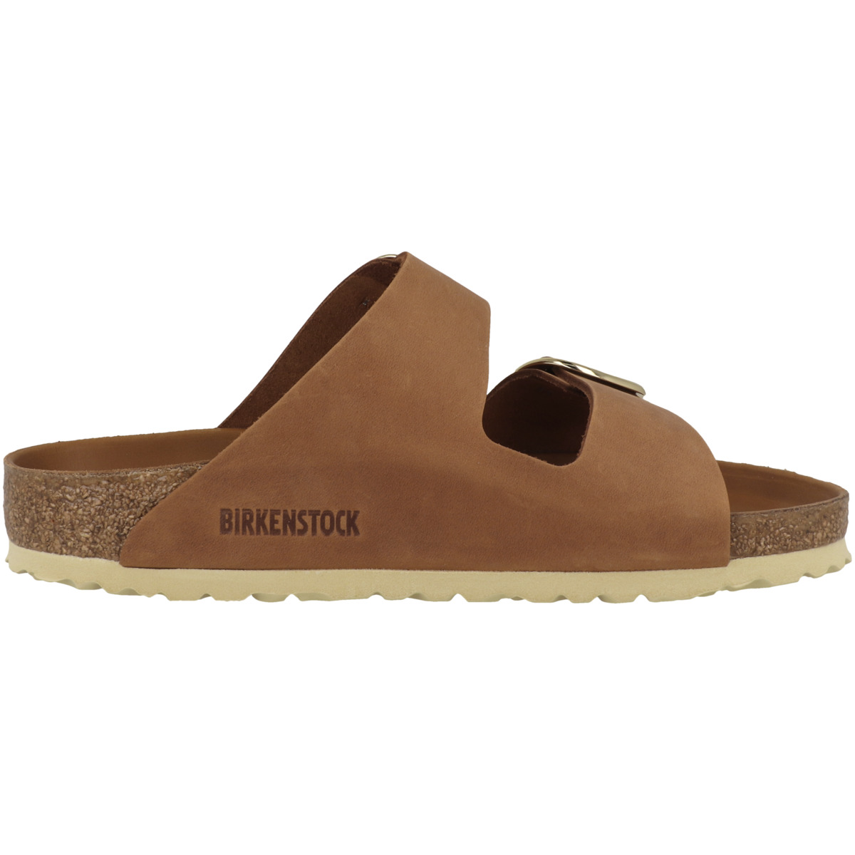 Birkenstock Arizona Big Buckle geöltes Nubukleder Sandale normal braun