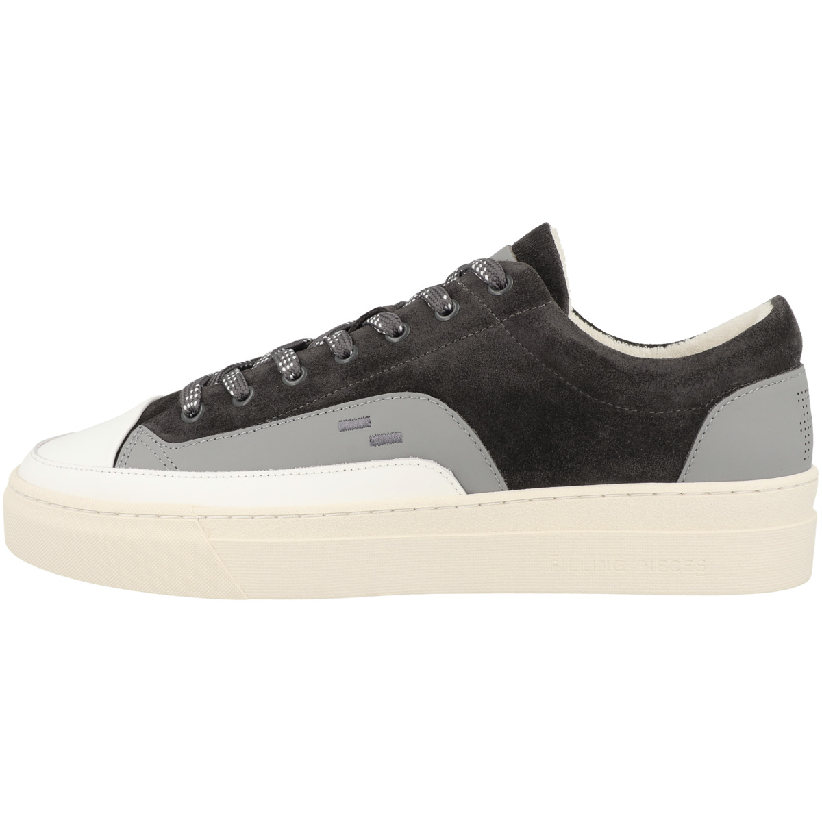 Filling Pieces Riviera Waxed Sneaker low grau