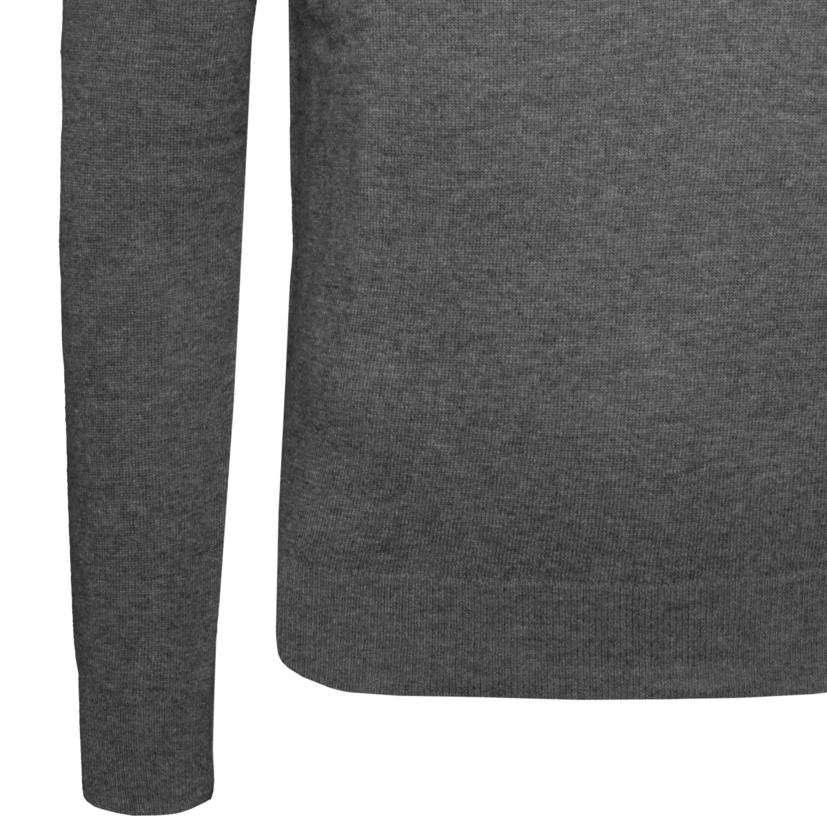 GANT Extrafine Lambswool V-Neck Pullover dunkelgrau