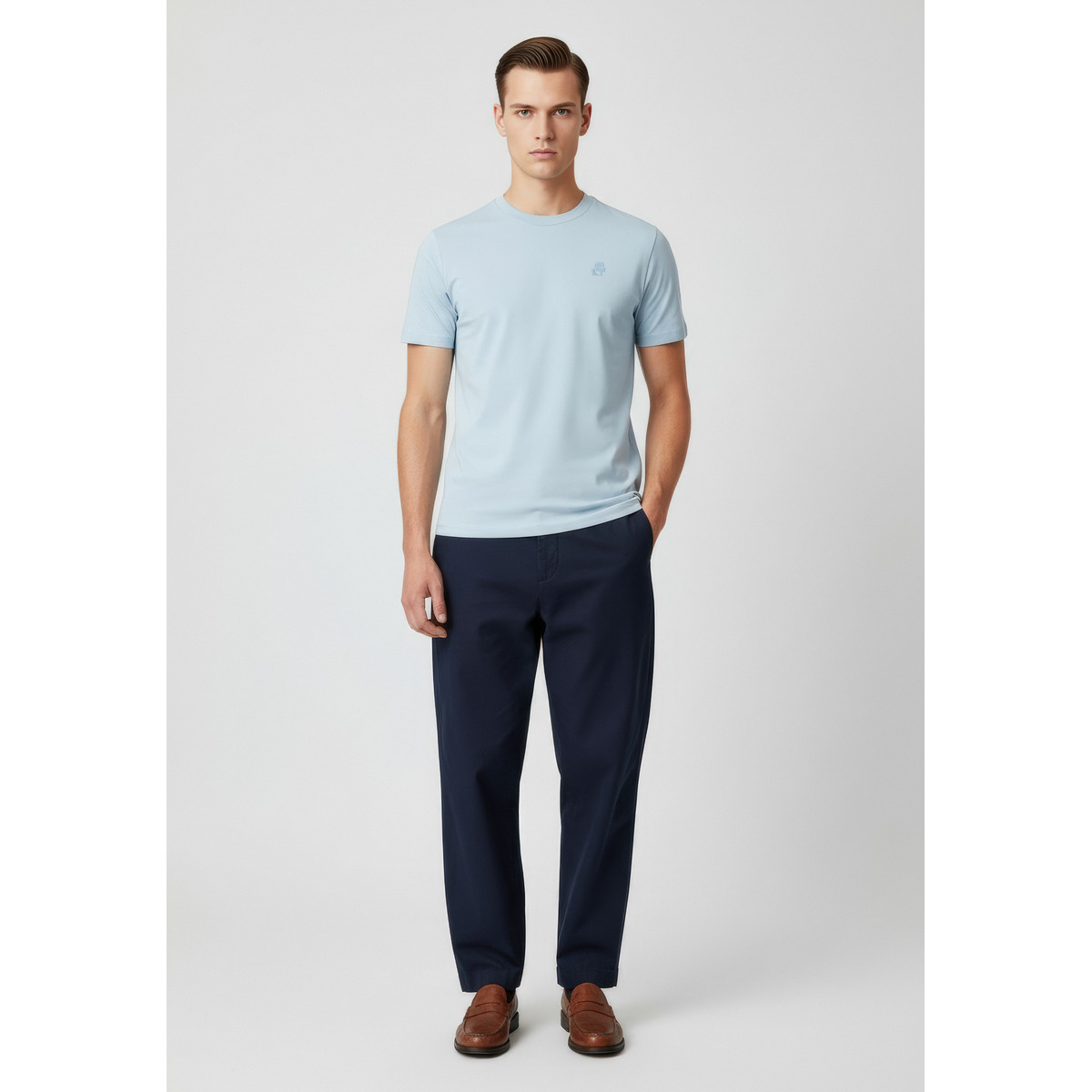 KARL LAGERFELD 755750 T-Shirt hellblau