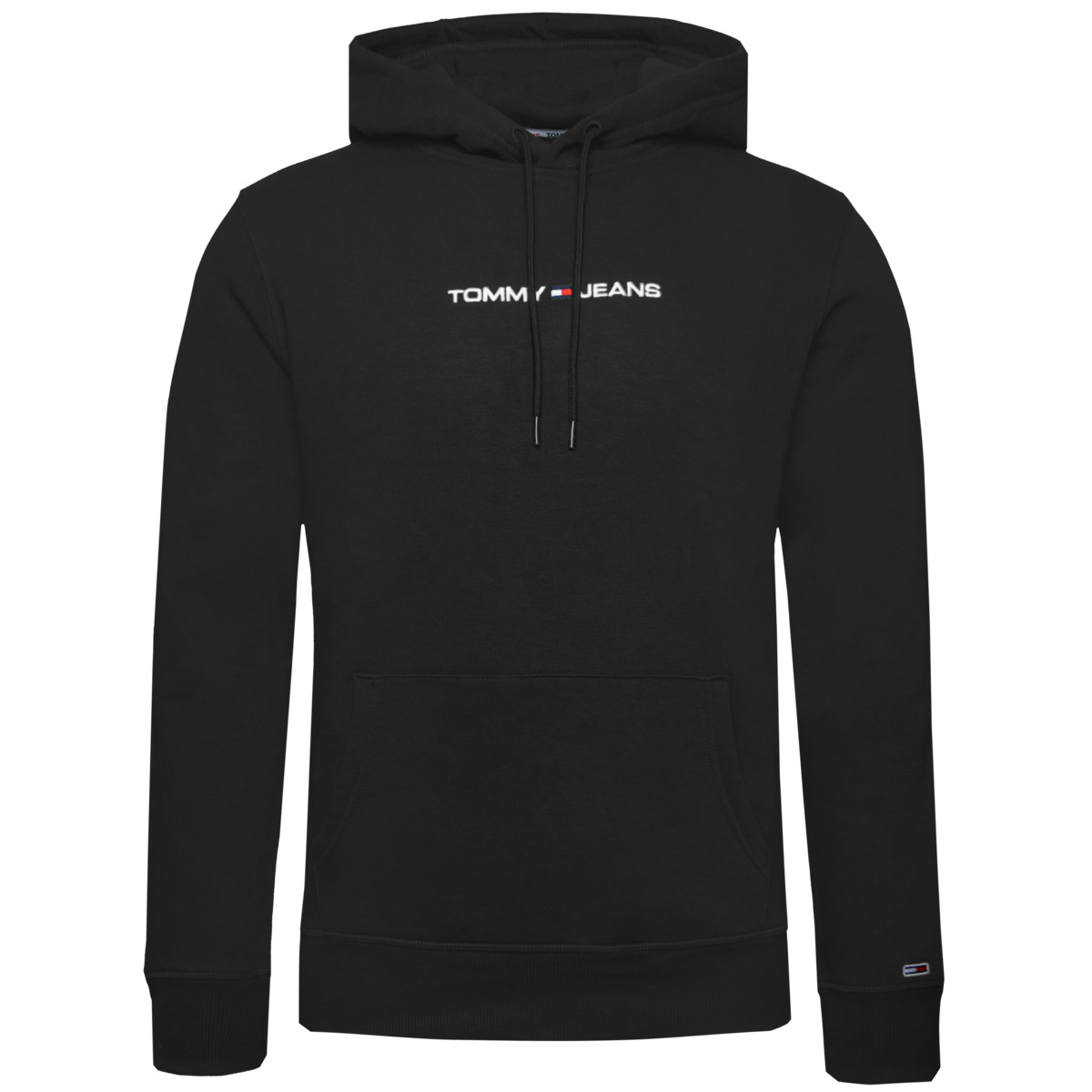 Tommy Hilfiger Tommy Jeans Regular Linear Kapuzenpullover schwarz
