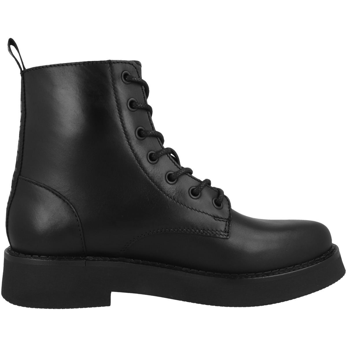 Tommy Hilfiger Tommy Jeans Lace Up Flat Boots schwarz Tommy Hilfiger Tommy Jeans Lace Up Flat Boots schwarz