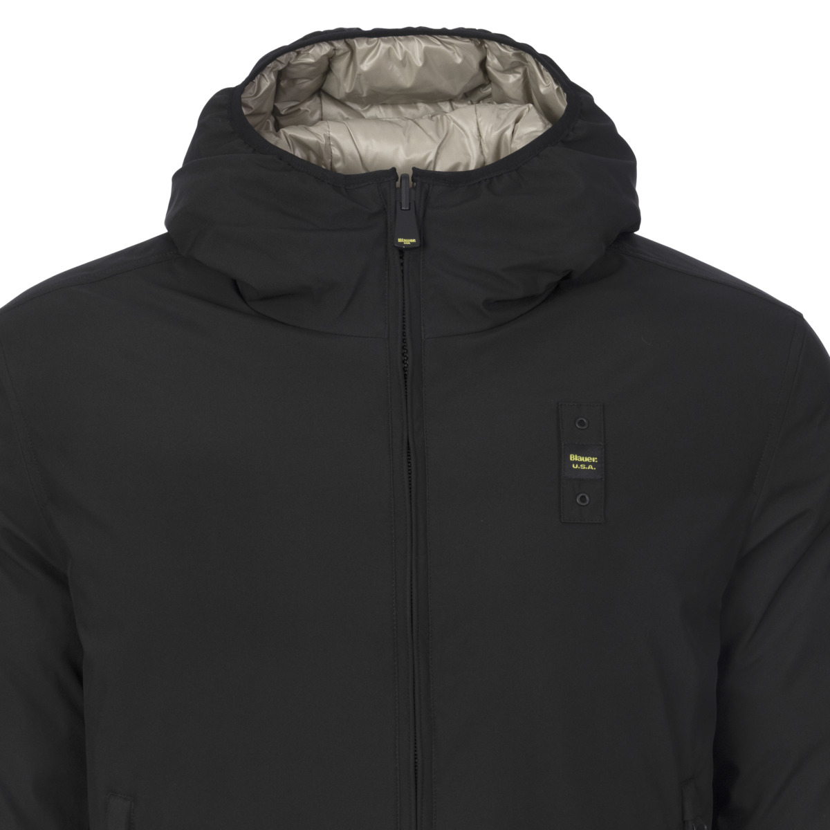 Blauer Ballard Daunenjacke schwarz