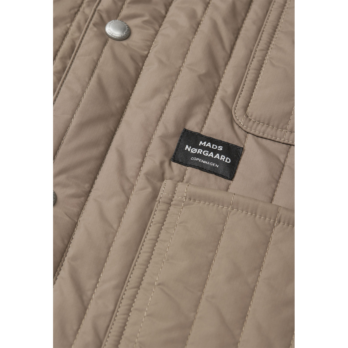 Mads Norgaard Quilt Chore Steppjacke braun